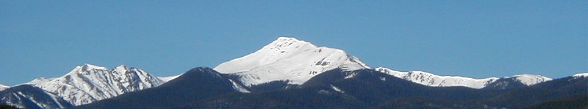 Our View to the West -- Byer's Peak (12,804 feet).