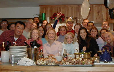 Kitchen big enough for group entertaining.