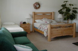 Larger family rooms can accomodate up to six people.