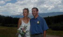 Get married in the mountains and keep the bridal party under one roof.